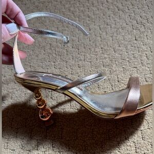Sophia Webster Gold, Rose gold and Silver Heels